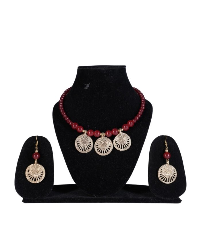 Dokra Necklace Set Made by Tribes of Jharkhand