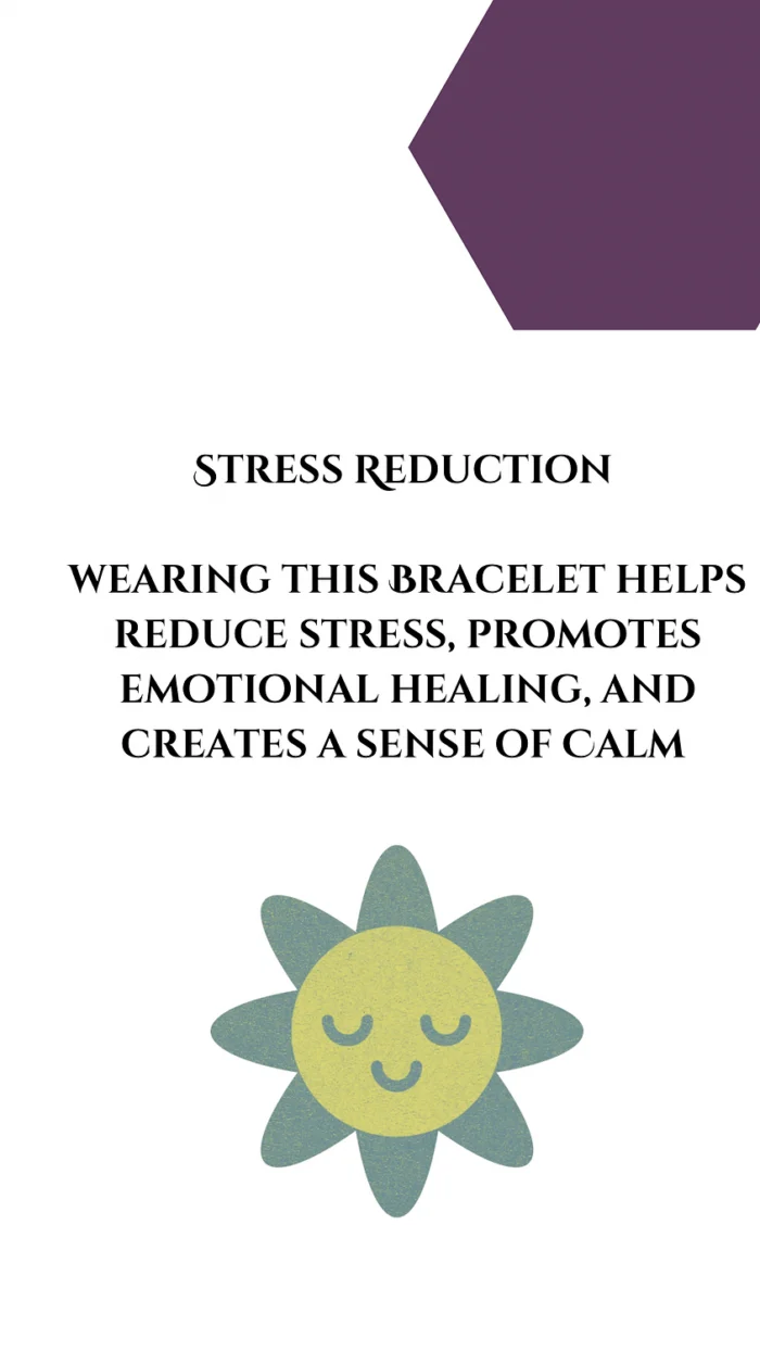 Natural Amethyst Bracelet with Om Charm - Image 5