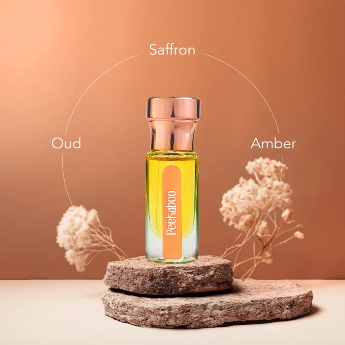 Peekaboo - A Play of Shadow & Light Amber | Oud | Saffron - Image 3