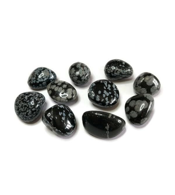 Snowflake Obsidian 8 MM Bracelet - Image 2
