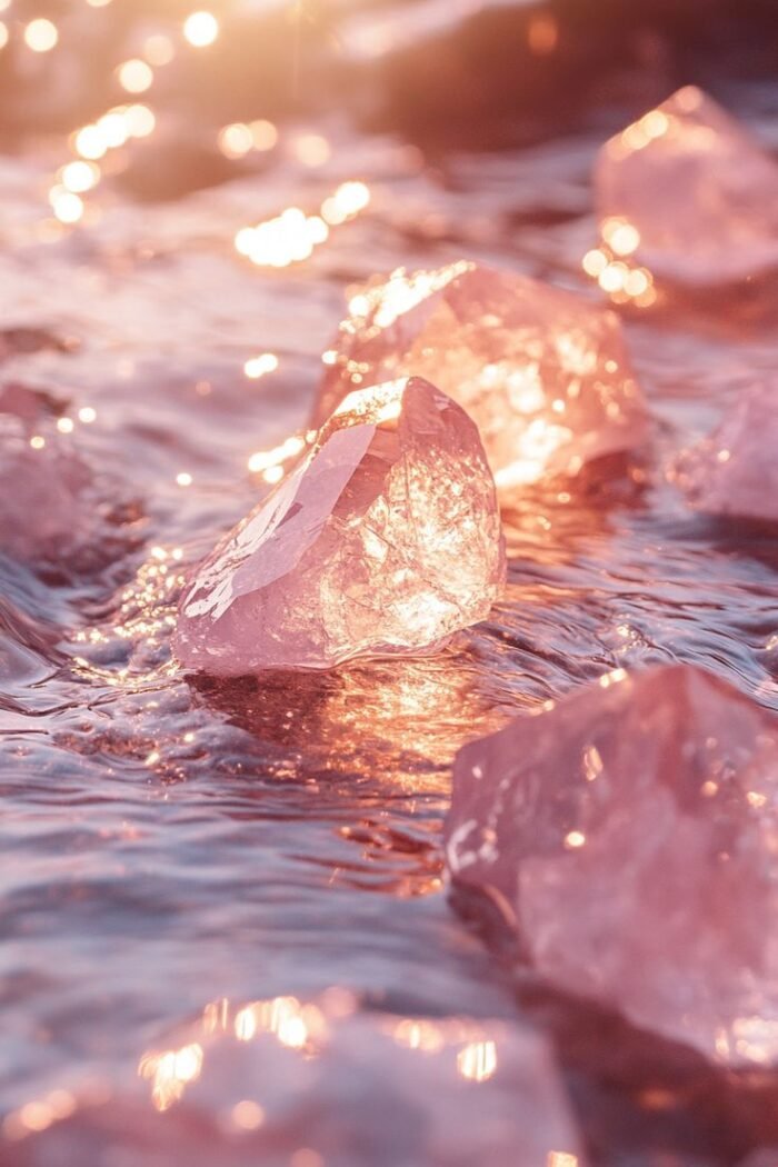 Moonstone & Rose Quartz Statement Ring - Image 2